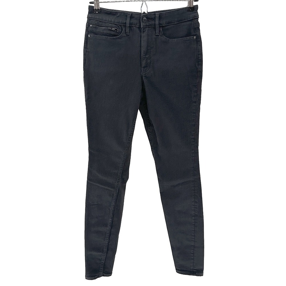ATHLETA Flex Ultra Skinny Jean • 4 Tall • black, stretch